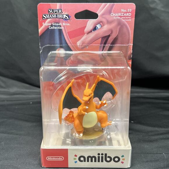 Charizard Amiibo Nintendo Super Smash Bros Collection New Europe Version - Picture 1 of 6